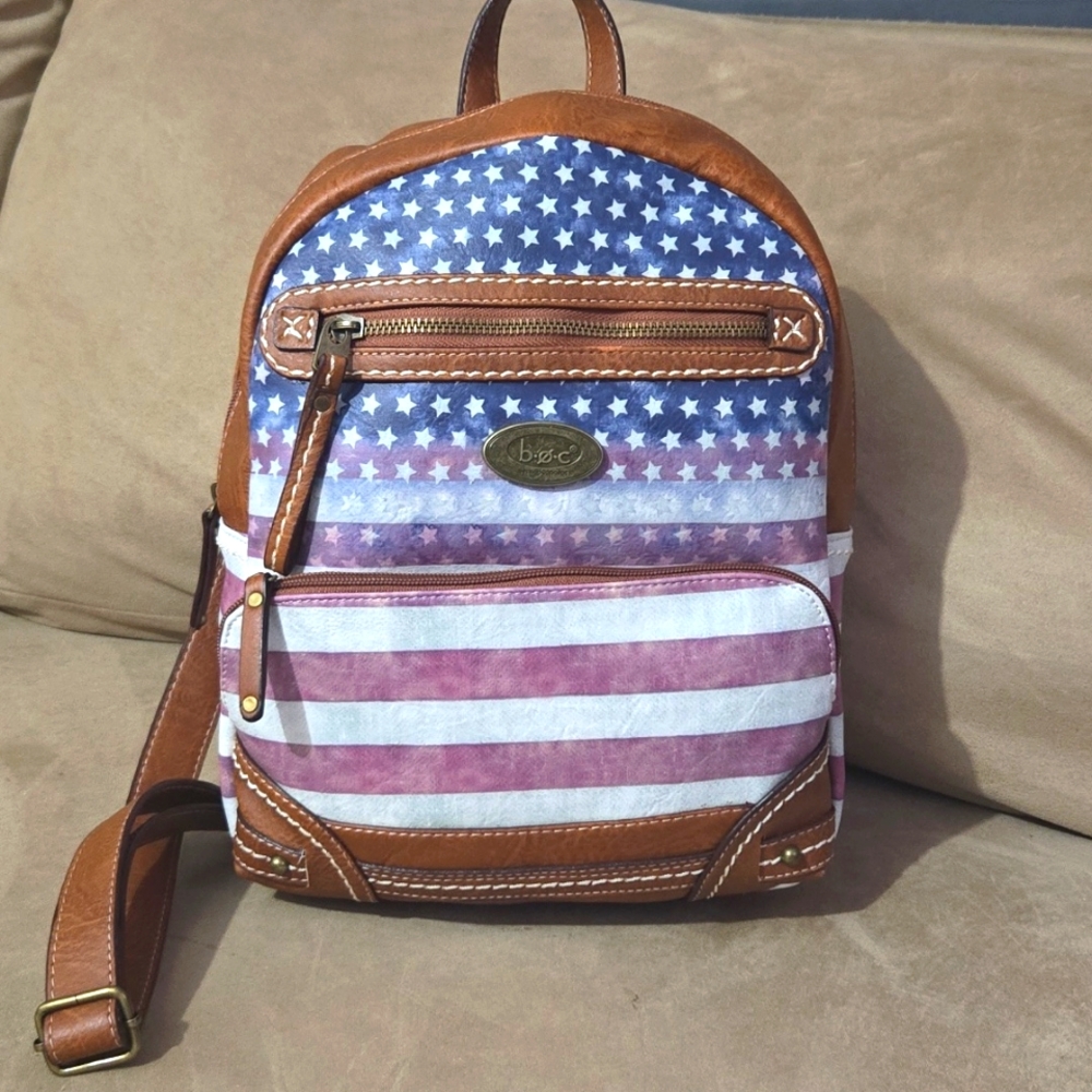 Brand new BOC American Flag mini backpack